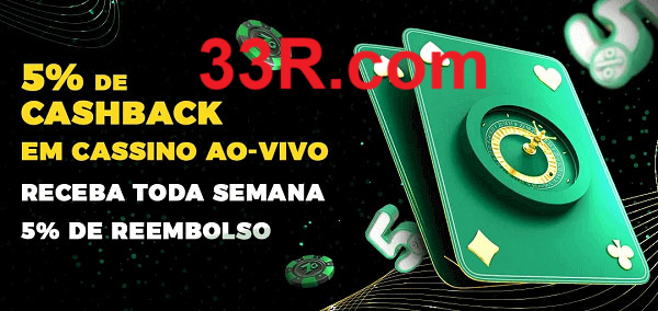 Promoções do cassino ao Vivo 33r